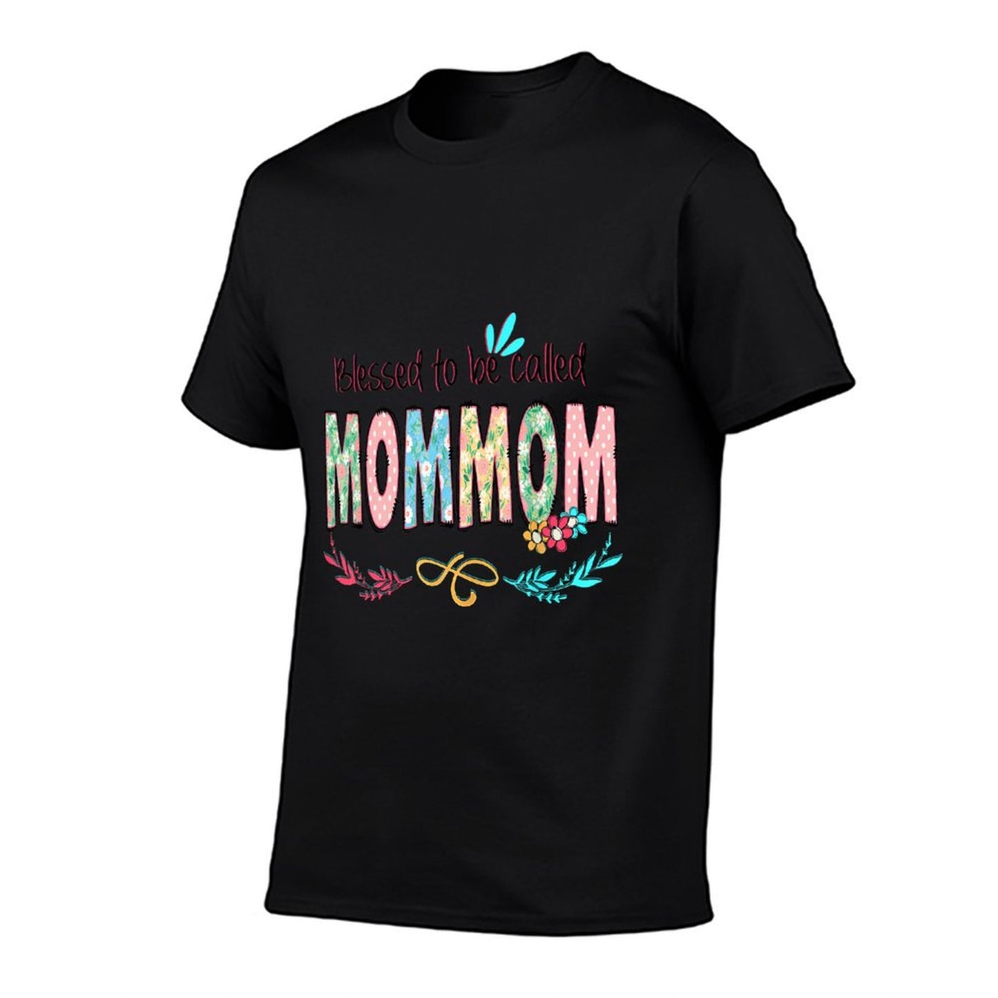 Blessed to Be Called MomMom Floral Mother&#39;s Day T-Shirt