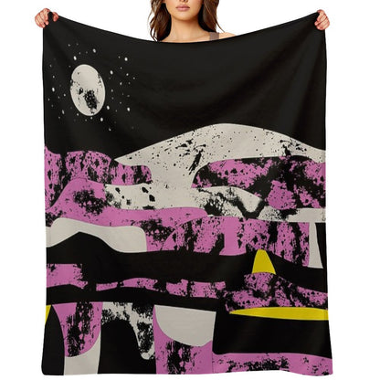 Pink Vibe 2 Throw Blanket