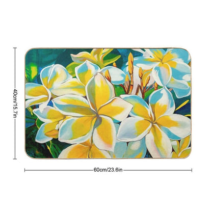 Plumeria Bath Mat