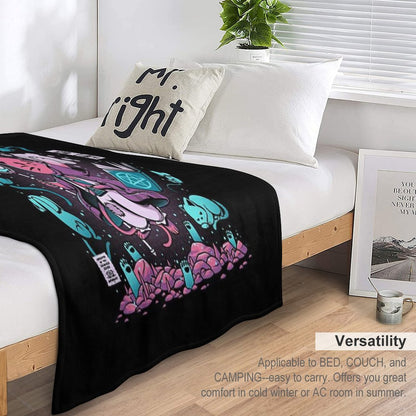 Nekomancer Throw Blanket