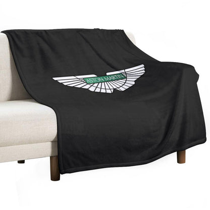 Aston Martin Logo Throw Blanket