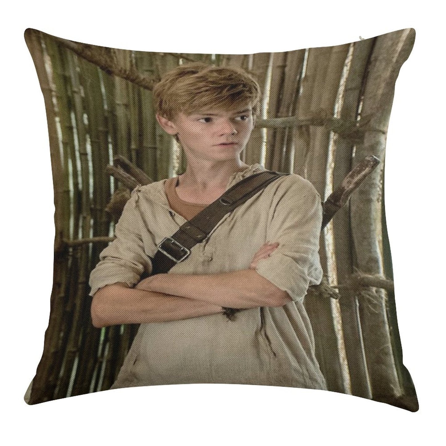The Maze Runner - Newt Linen Throw Pillow Cover