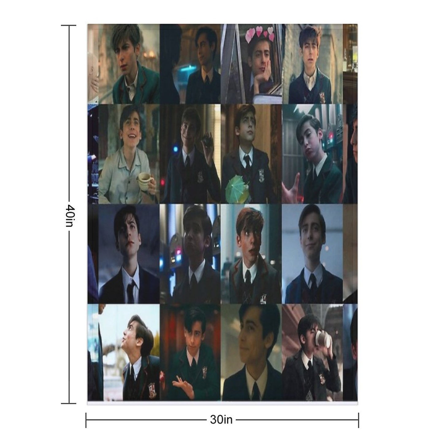 Five Hargreeves Mod Mood Throw Blanket