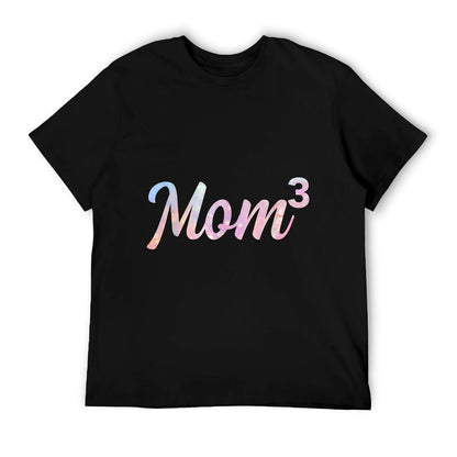 Mom3 Mom of 3 Mother of Three Kids Mama Mothers Day T-Shirt