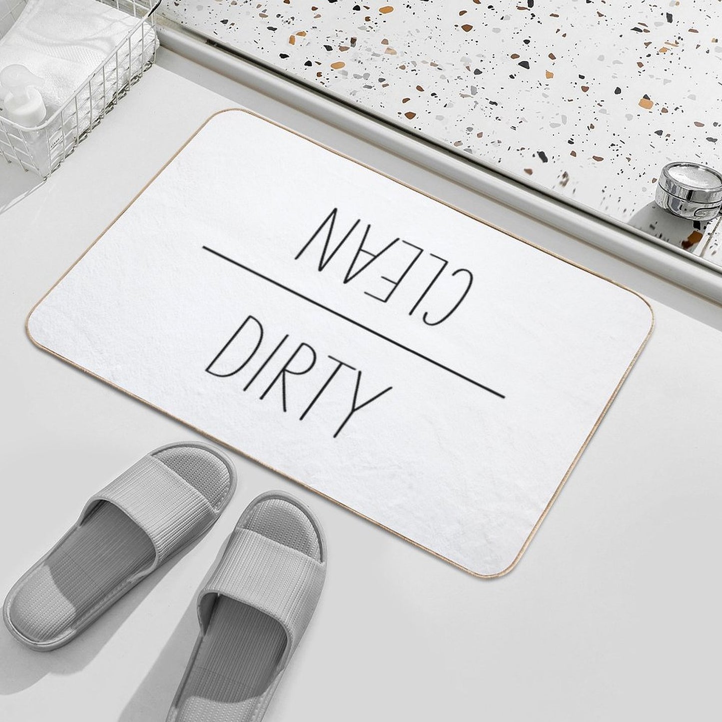 Dirty to Clean Bath Mat Bath Mat