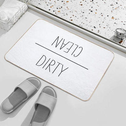 Dirty to Clean Bath Mat Bath Mat