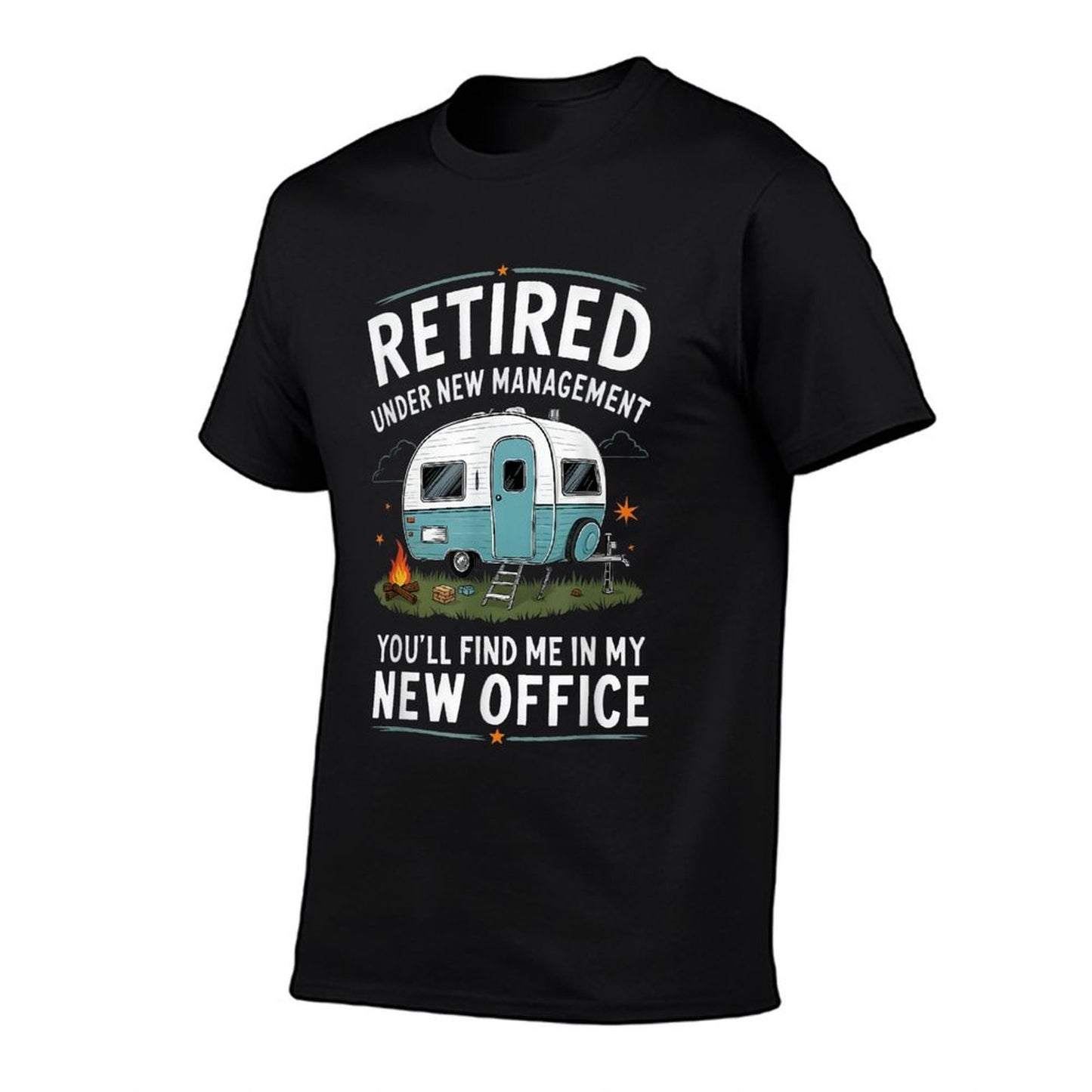 Retirement Retired Funny Camper Camp Camping T-Shirt