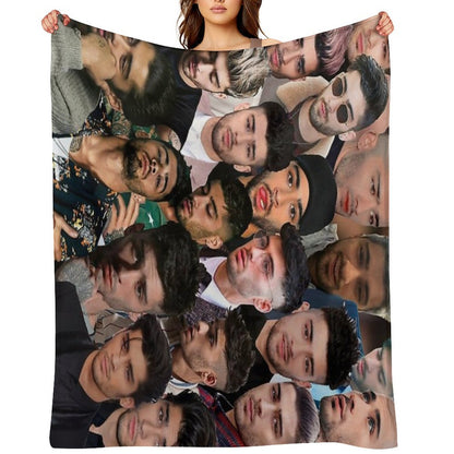 ZaynMalik Photo Collage Throw Blanket