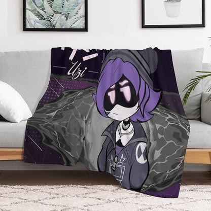 Uzi Doorman Skyness  Murder Drones Throw Blanket