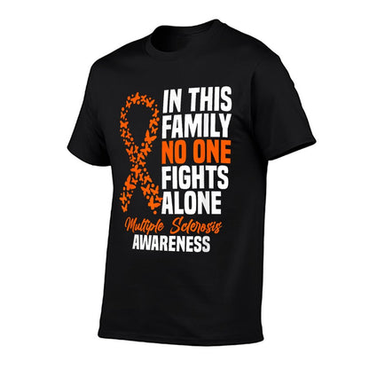 MS Multiple Sclerosis Awareness Orange Ribbon Gift T-Shirt