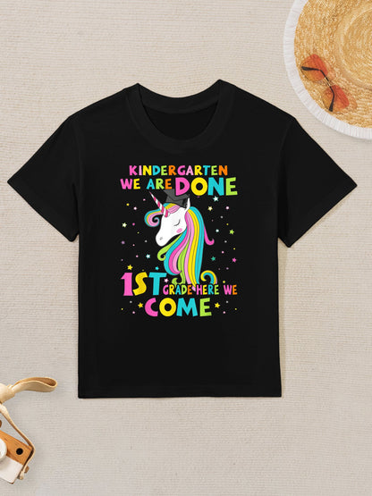 Kindergarten Graduation Magical Unicorn Gift Kids T-Shirt