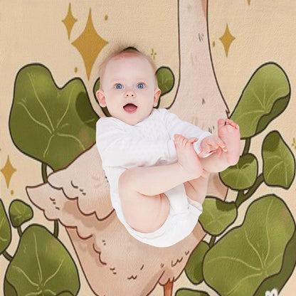 Plant Goose Throw Blanket