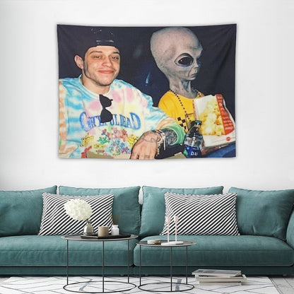 Pete Davidson Alien Tapestry Tapestry