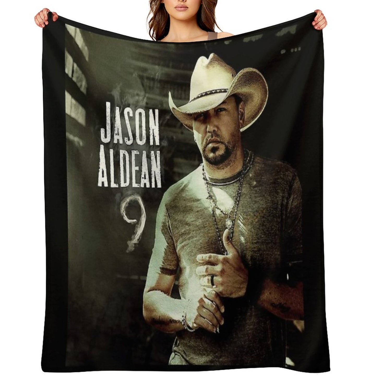 Album 9 Jason Aldean Throw Blanket