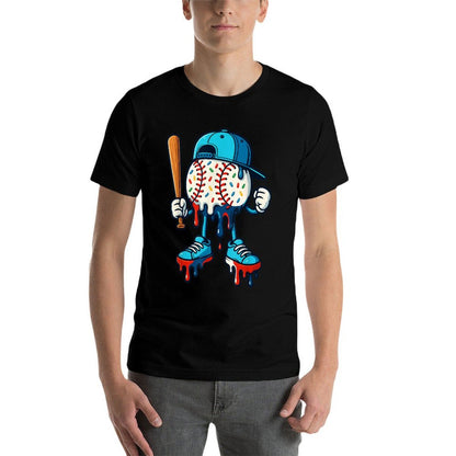 Baseball Lifestyle 101 Apparel Youth Baseball Drip Icecream  Vintage-inspired T-Shirt