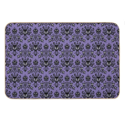 Haunted Mansion Wallpaper Bath Mat