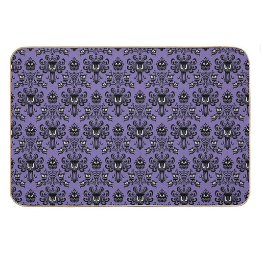 Haunted Mansion Wallpaper Bath Mat