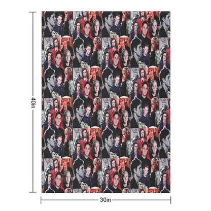 Evan Collage Throw Blanket