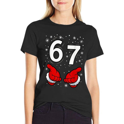 Funny Santa 6 7 Meme Six Seven Christmas 67 Italian Brainrot  Quick-drying T-Shirt