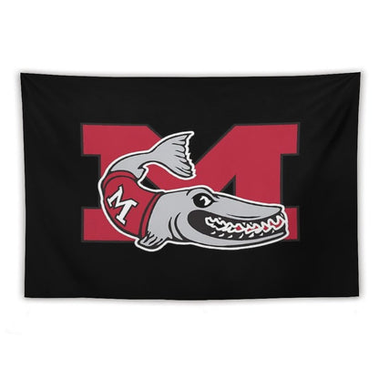 Muskingum Fighting Muskies Tapestry