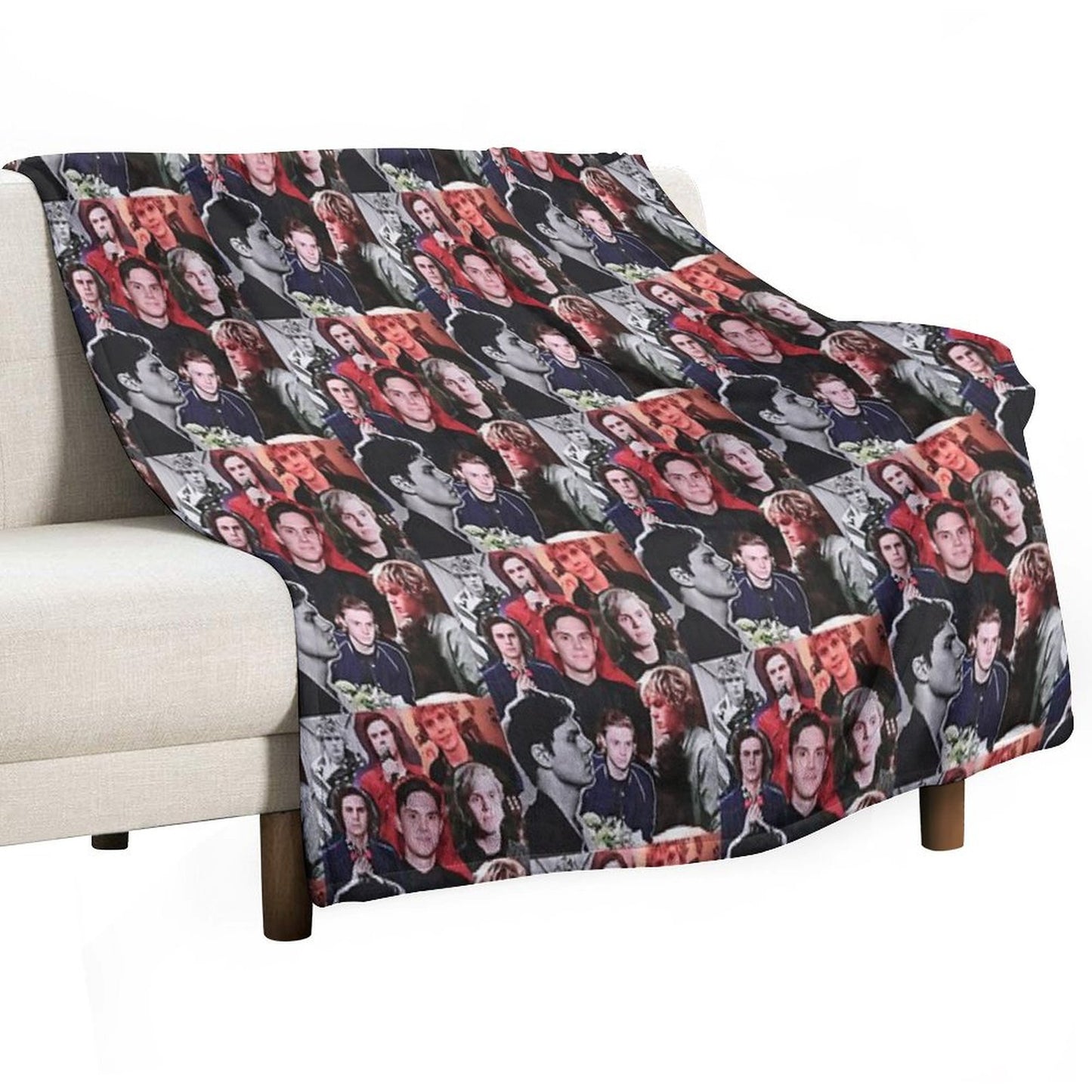 Evan Collage Throw Blanket