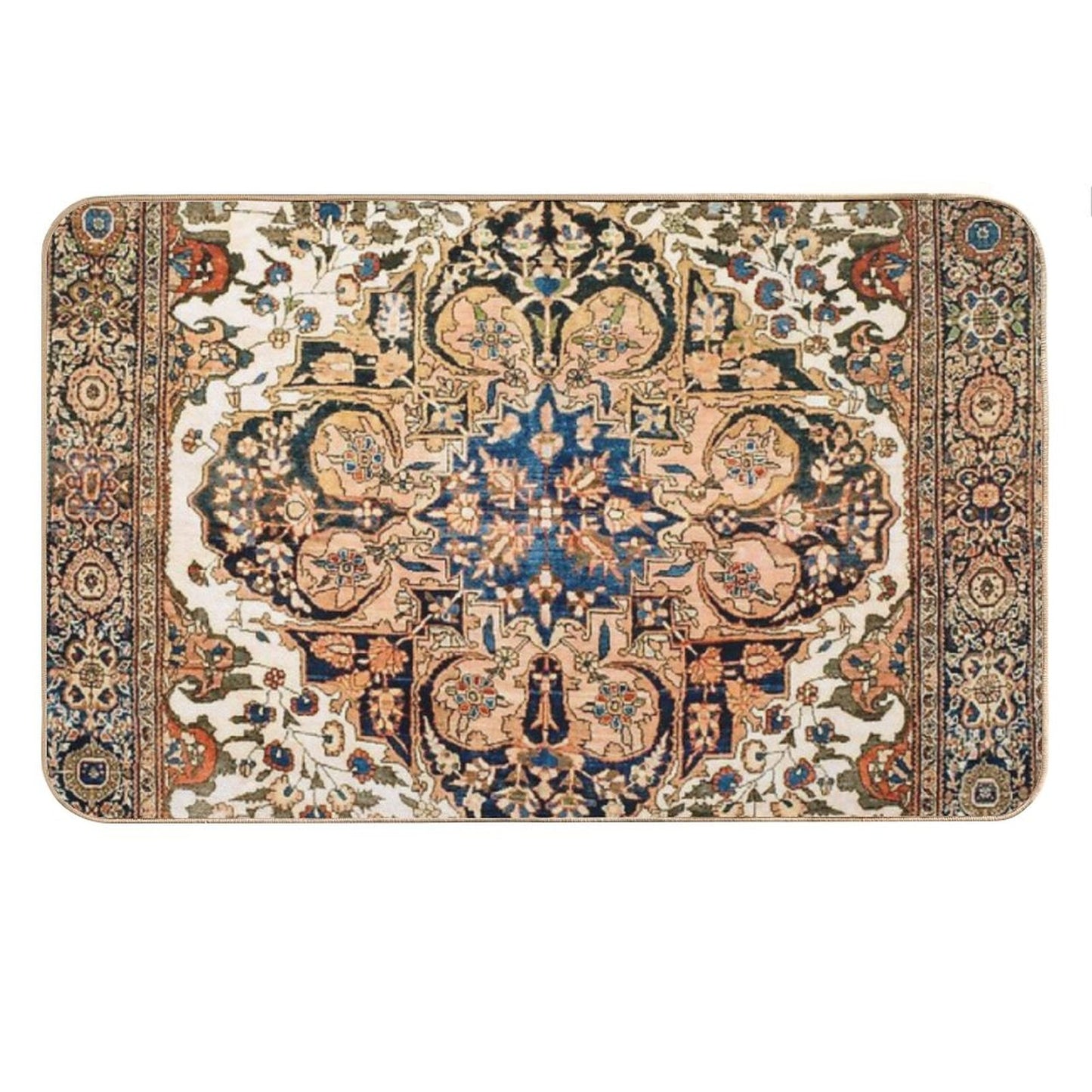 Ferahan Arak  Antique West Persian Rug Print Bath Mat