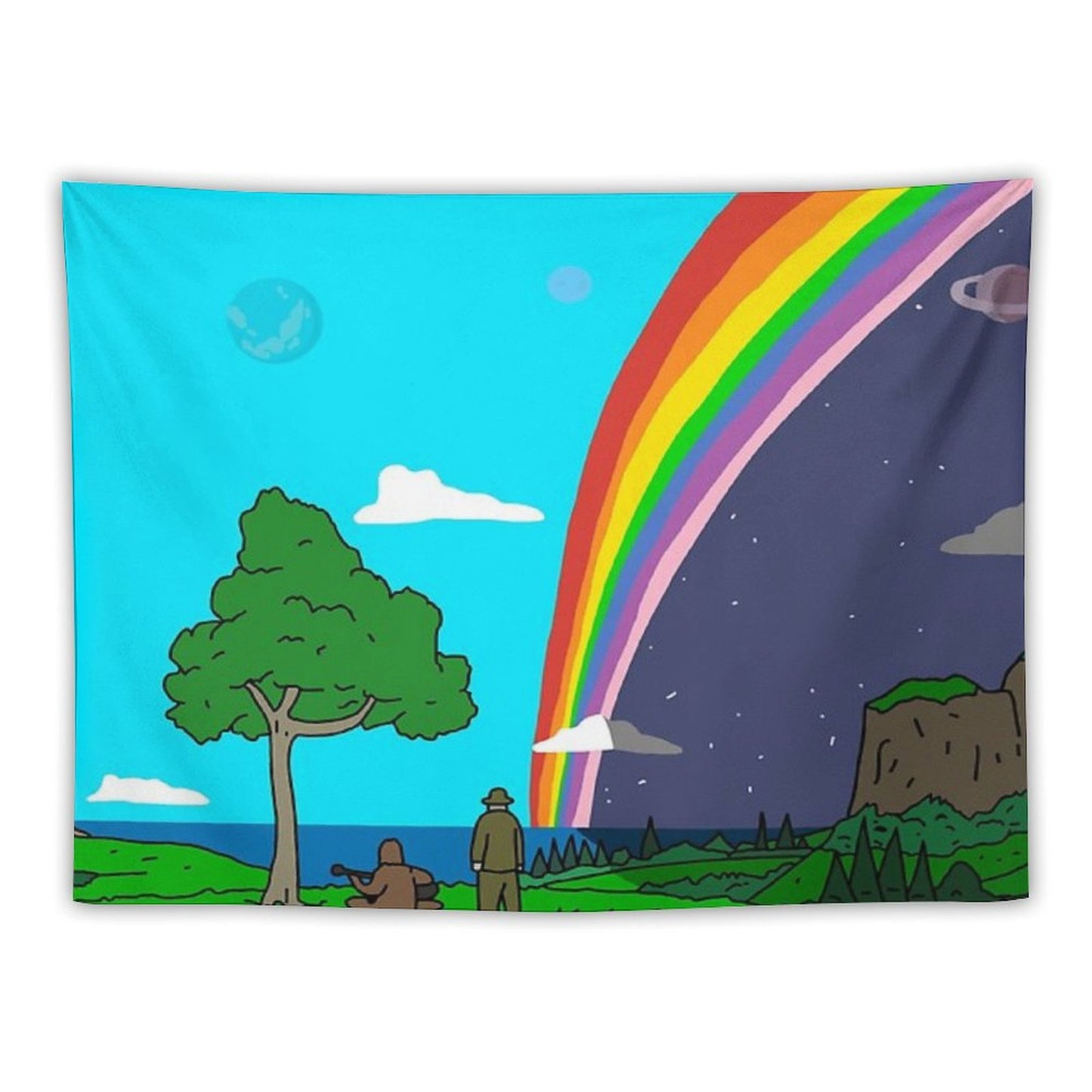Big Lez Show Landscape Tapestry