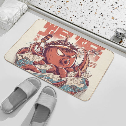 Takoyaki Attack Bath Mat