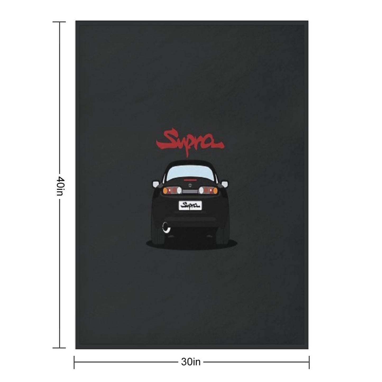 Supra Design Throw Blanket