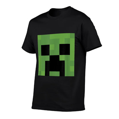 Minecraft Creeper Big Face  Eco-friendly Material T-Shirt