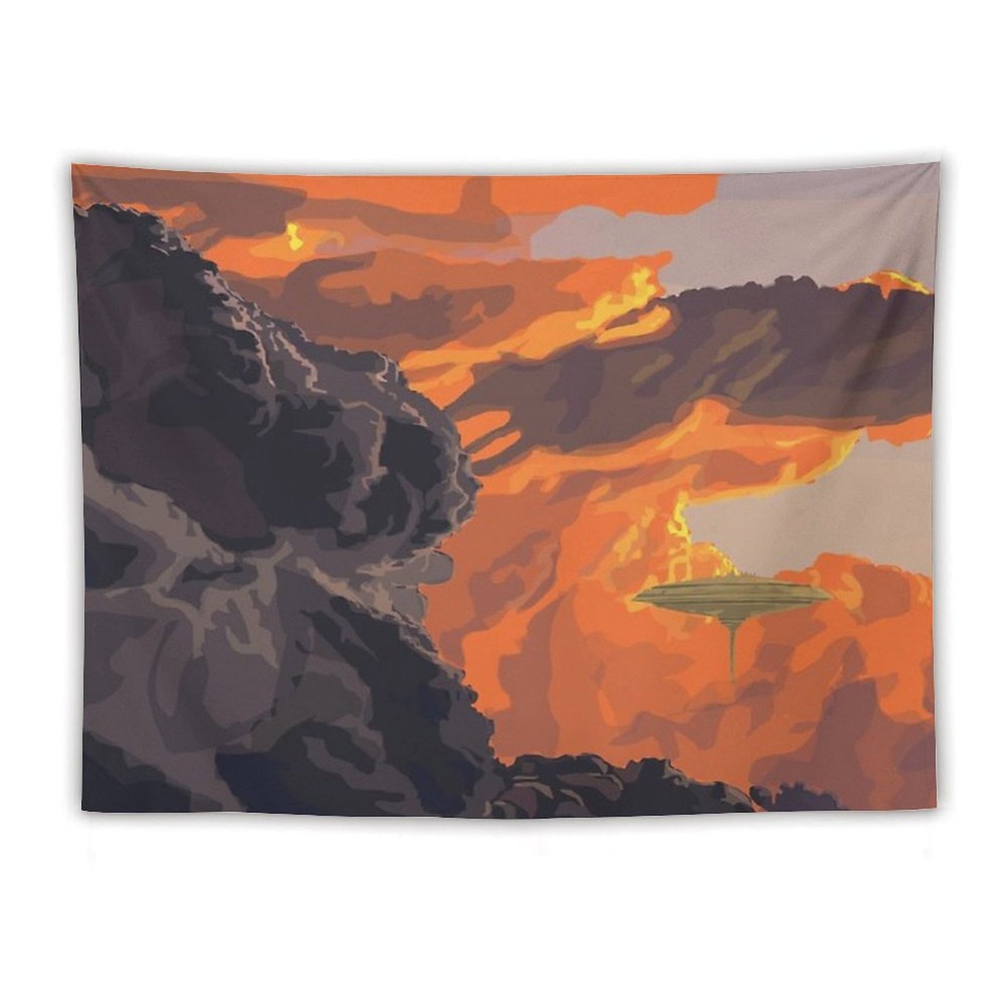 City in The Clouds Tapestry