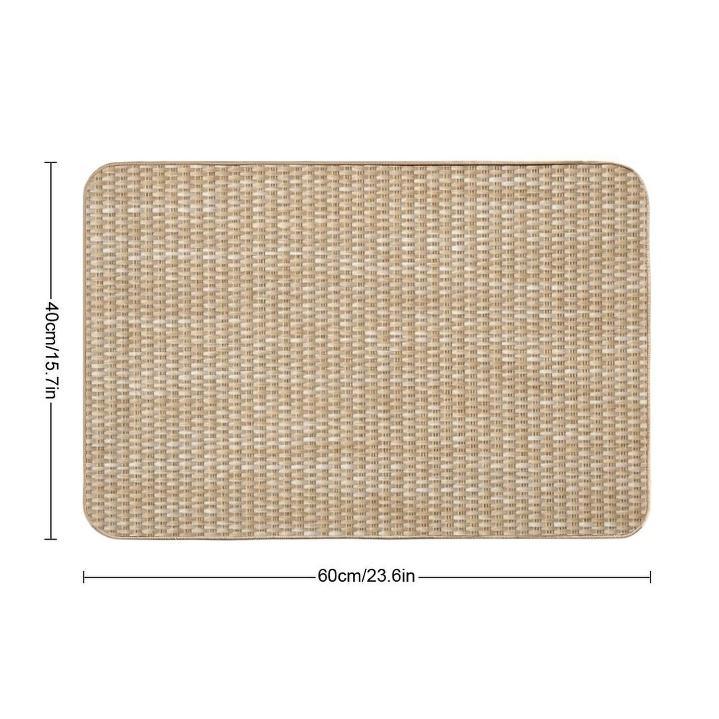 Wicker Bath Mat