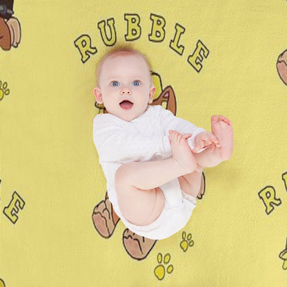 Rubble Paw Patrol Throw Blanket