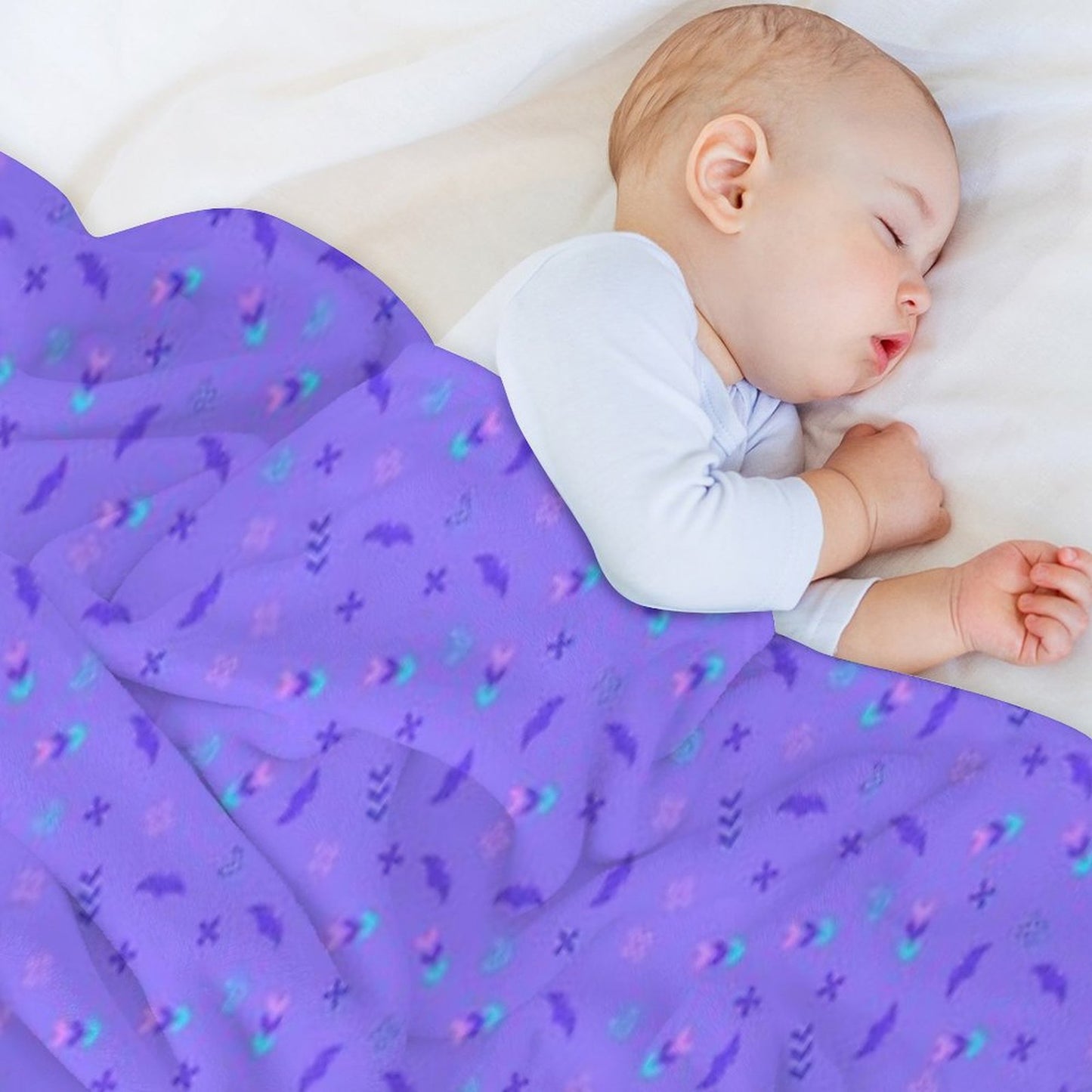 Koops Glitch Pattern Throw Blanket