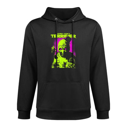 Terrifier Glowing Eyes Art Neon Poster Horror Moisture-Wicking Hoodie