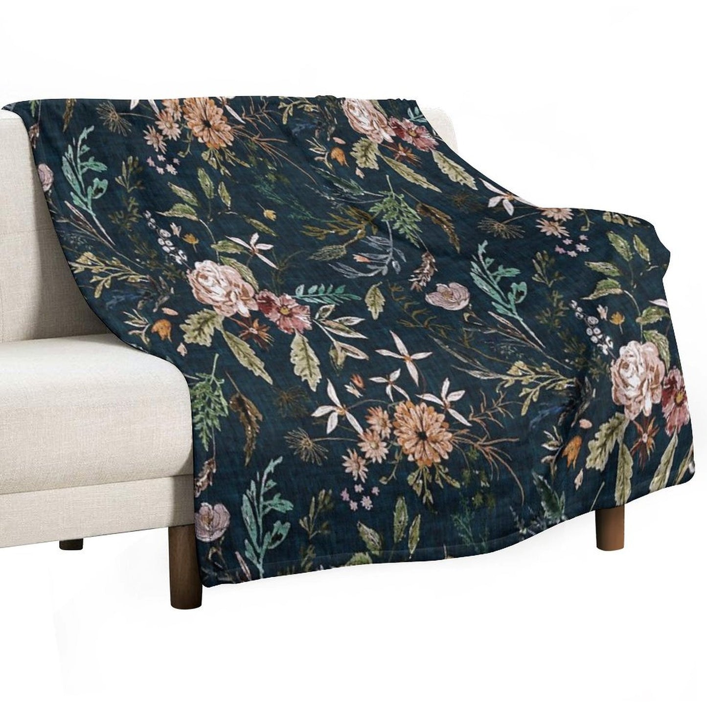 Delilah (summerteal) Throw Blanket