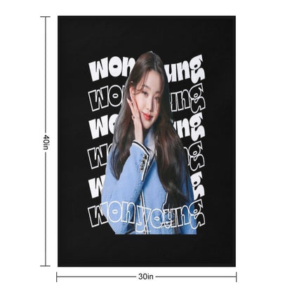 Wonyoung Throw Blanket
