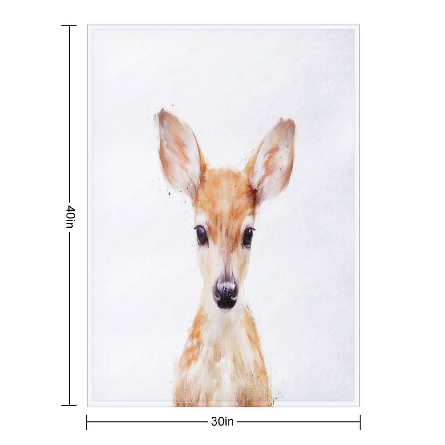 Little Deer Throw Blanket