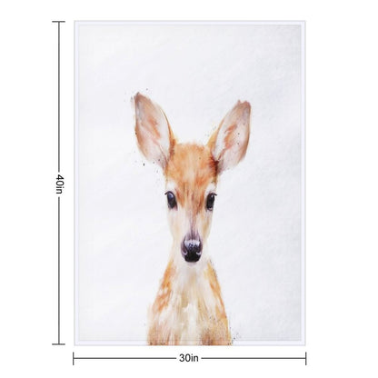 Little Deer Throw Blanket