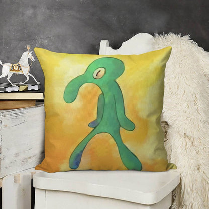 High Res Bold And Brash Repaint Linen Throw Pillow Cover