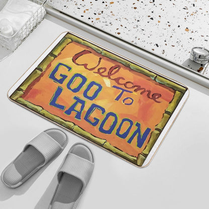 Welcome To Goo Lagoon Bath Mat