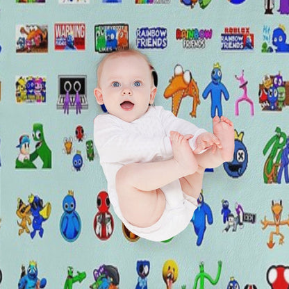 Rainbow Friends Méga Pack Throw Blanket