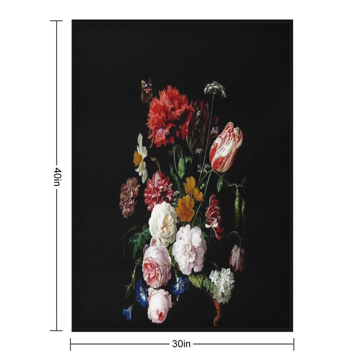 De Heem Throw Blanket