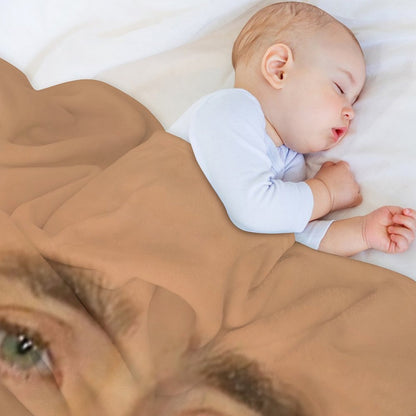 Nicolas Cage Giant Face Throw Blanket