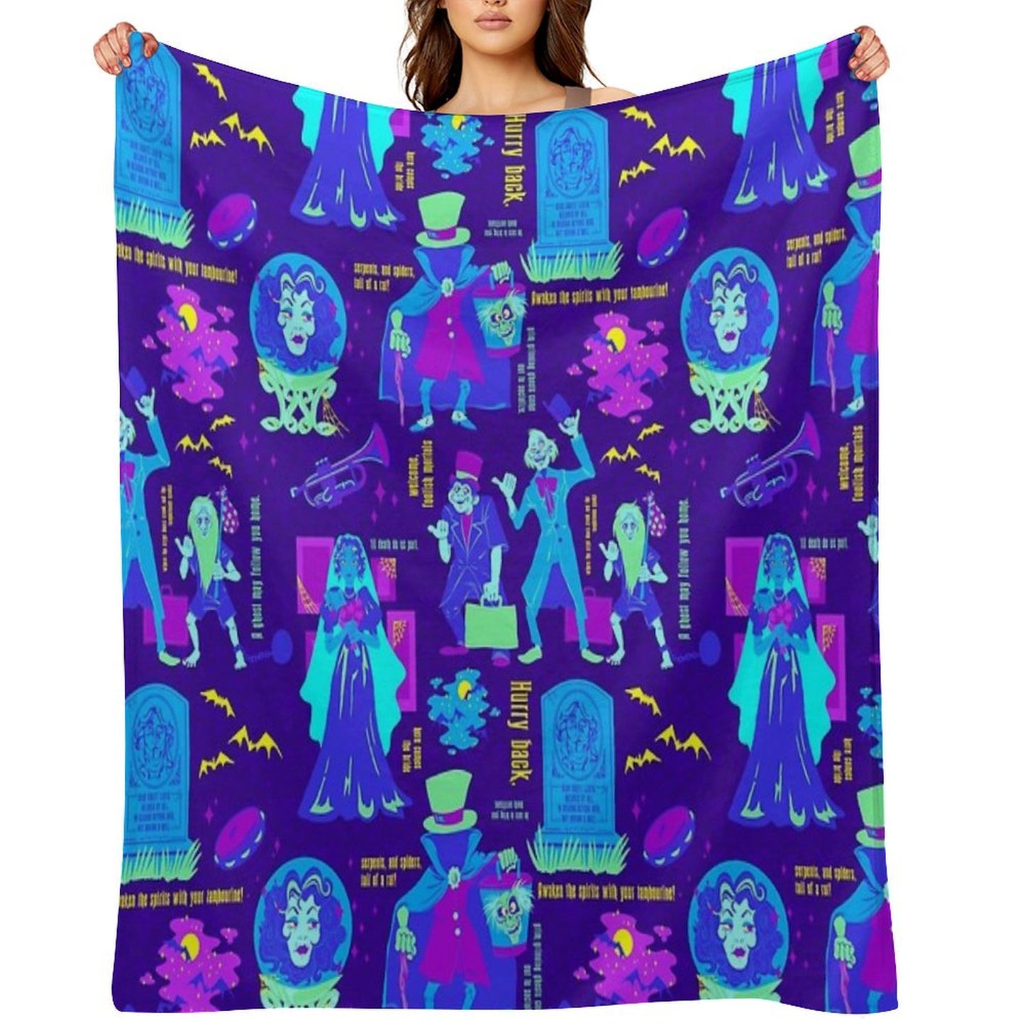 Happy Haunts. Throw Blanket