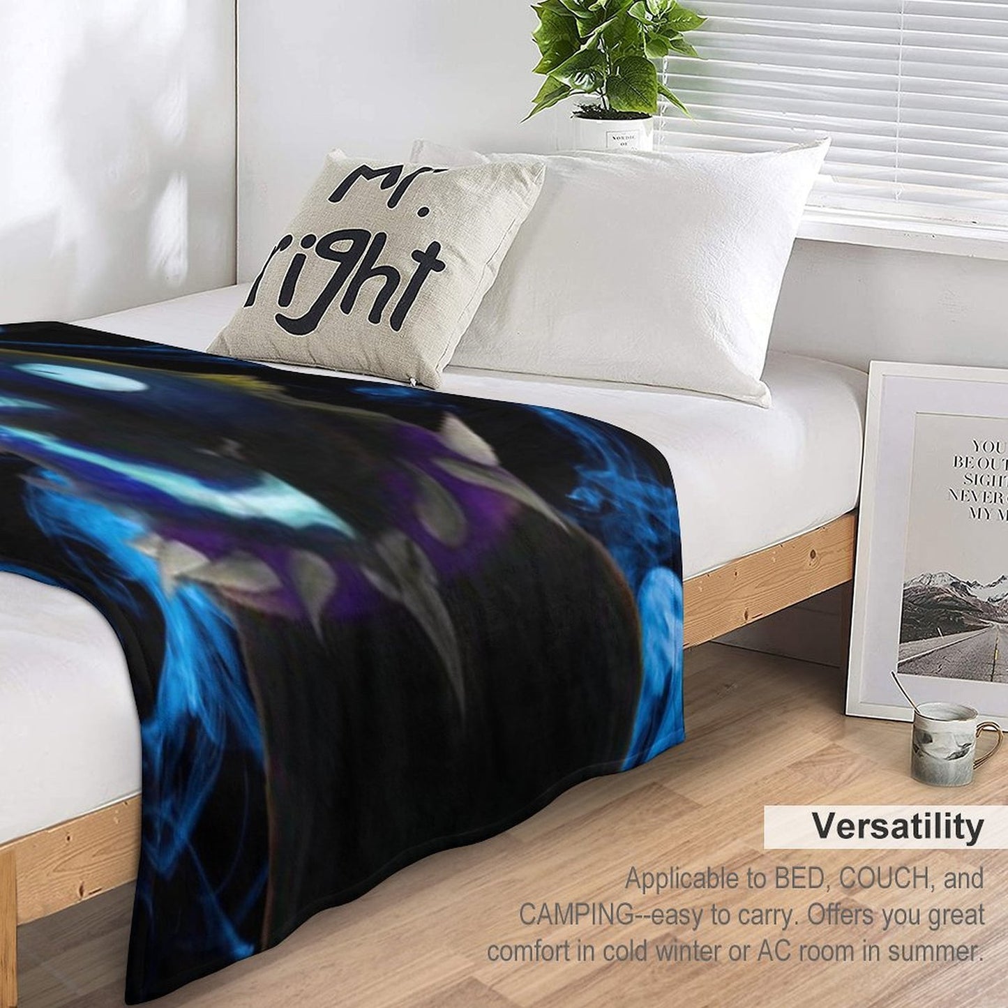 SCOURGE Warrior Cat Throw Blanket
