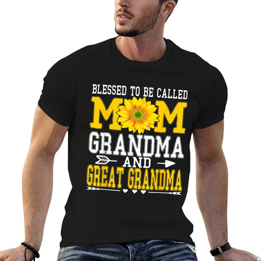 Blessed To Be Called Mom Grandma Great Grandma Mother's Day  Affordable Price T-Shirt
