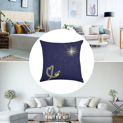 Ray And Evangeline Linen Throw Pillow Cover