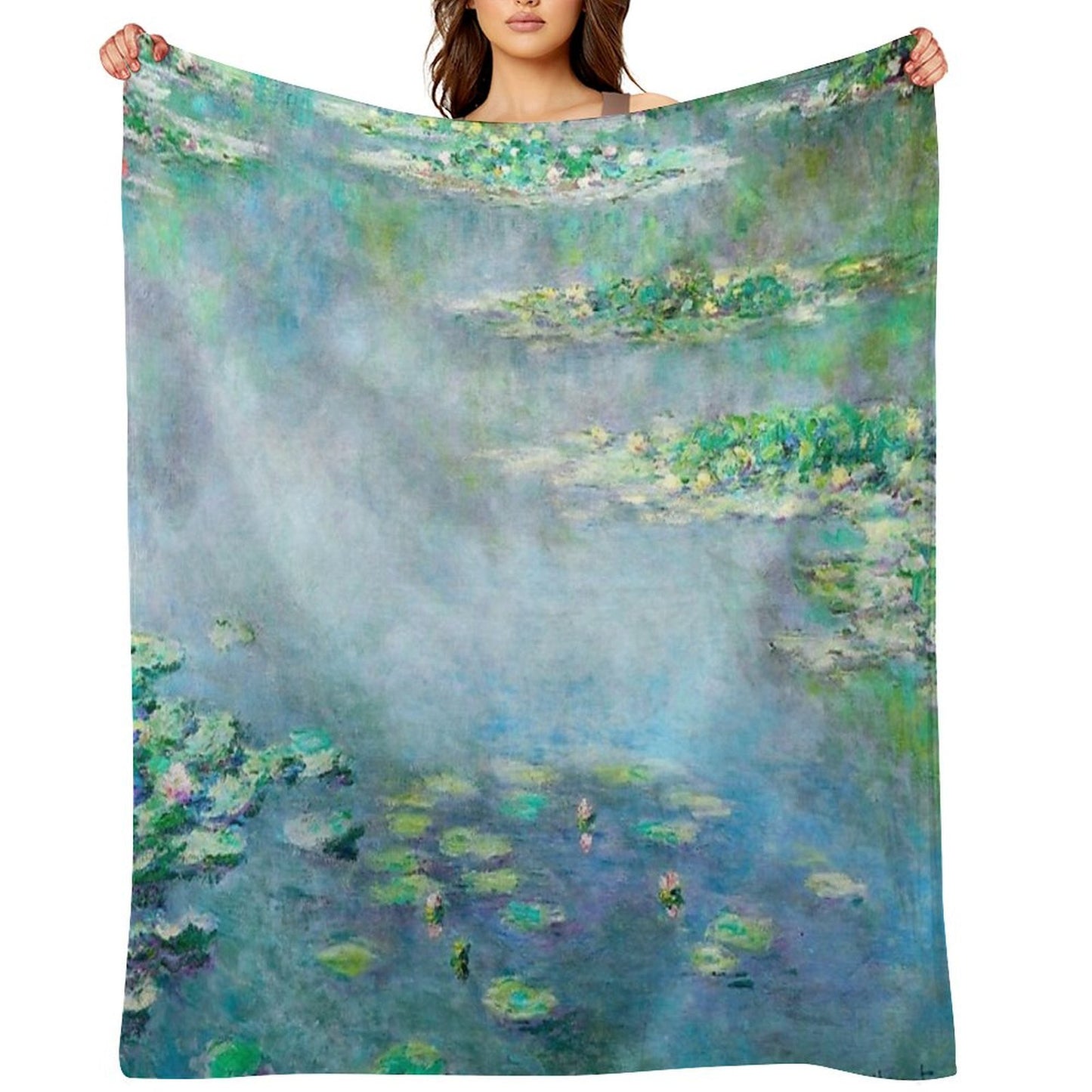 Monet Water Lilies  Nymphéas 1906 Throw Blanket