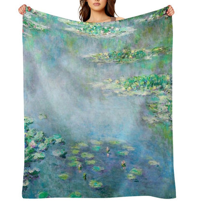 Monet Water Lilies  Nymphéas 1906 Throw Blanket